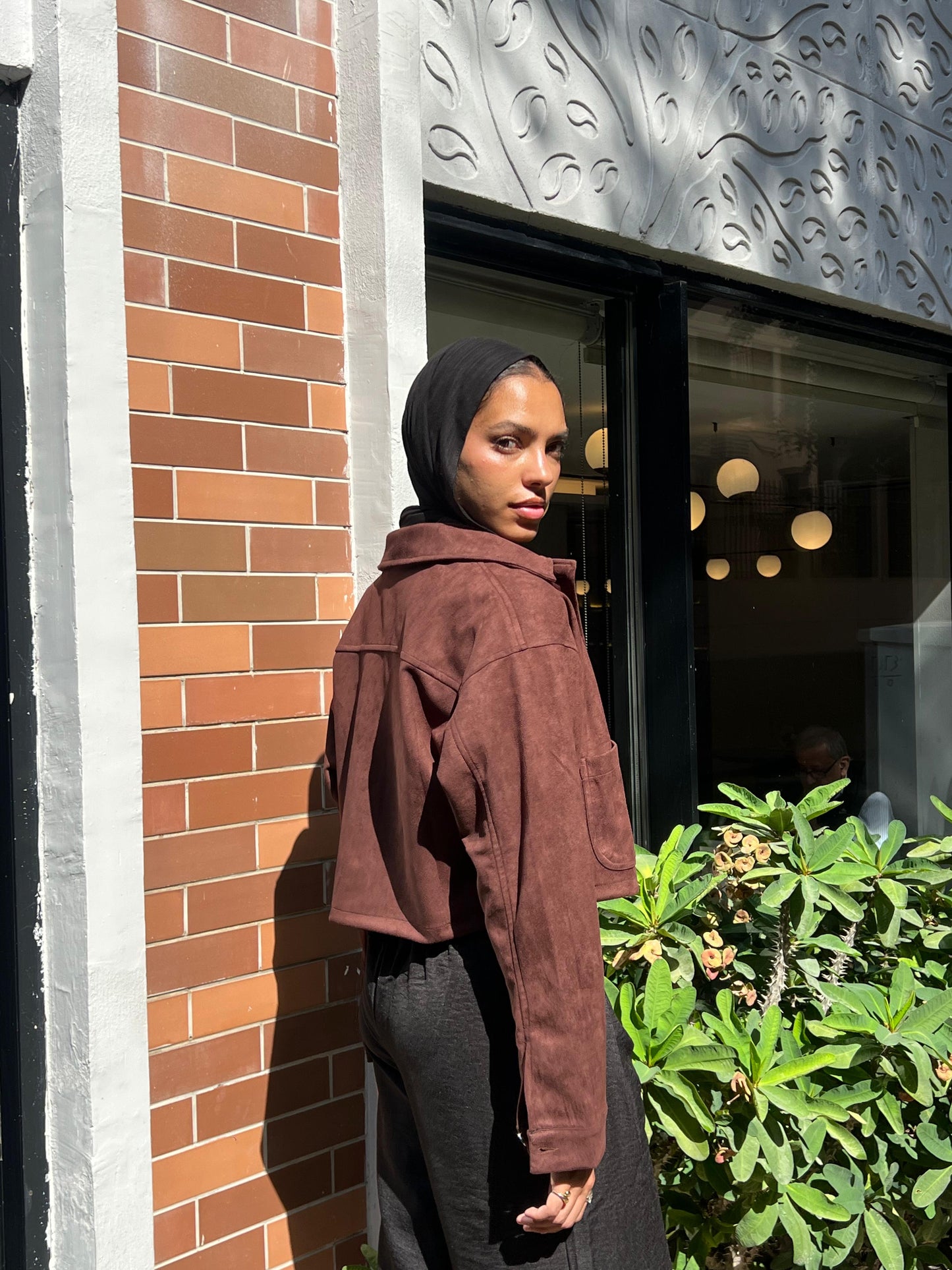 Cocoa velvet Jacket