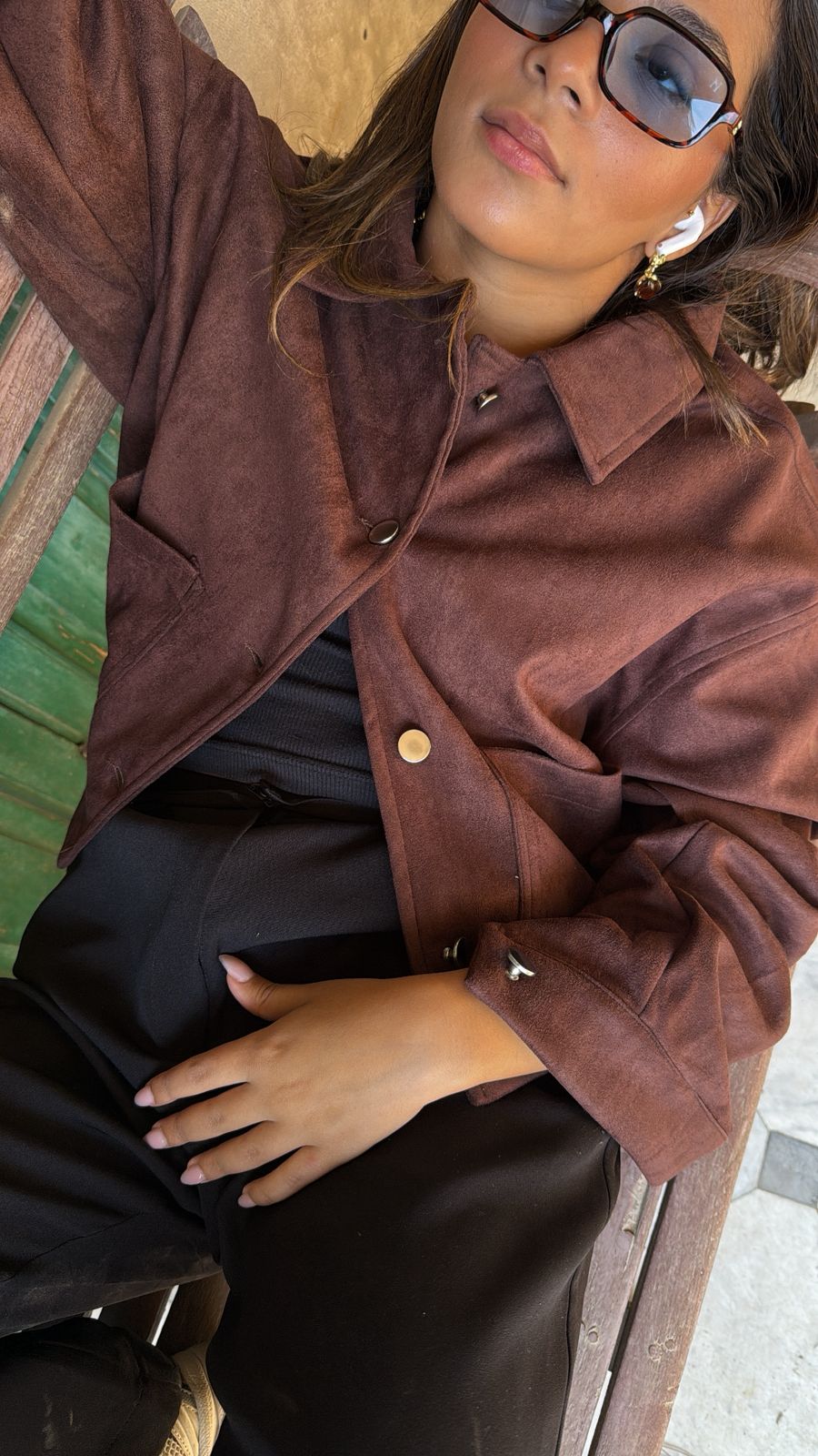 Cocoa velvet Jacket