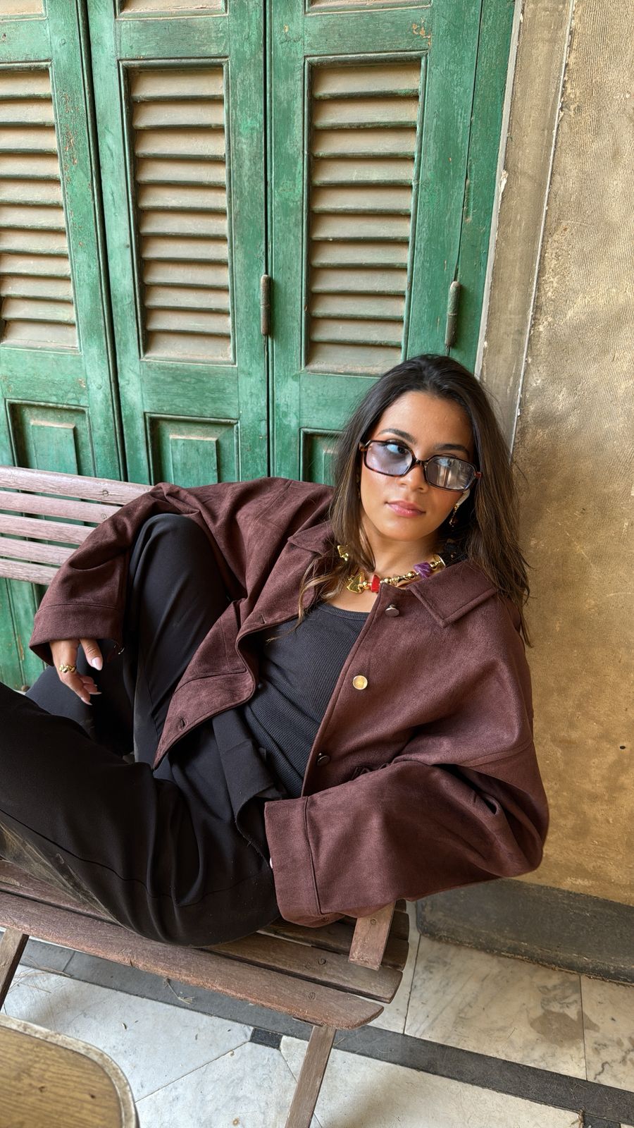 Cocoa velvet Jacket