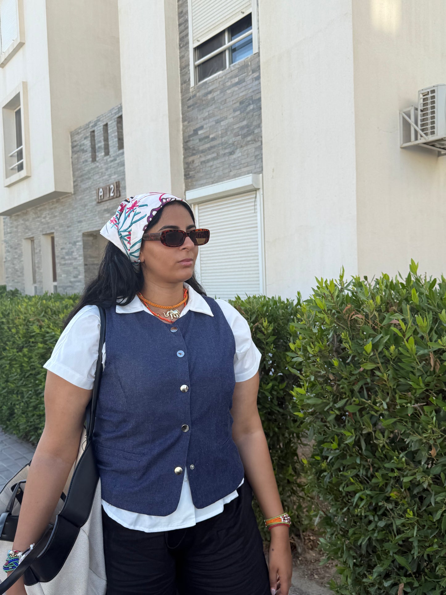 Feryal’s Denim Vest