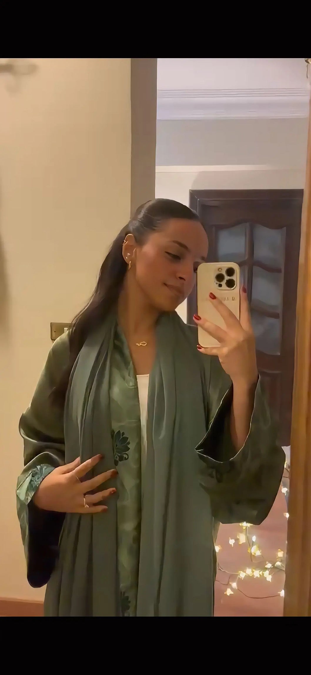 Moonlit Abaya – Sage